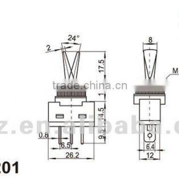 Quick Connect Terminal Toggle Switch /Toggle Switch/Momentary Toggle Switch photo-3