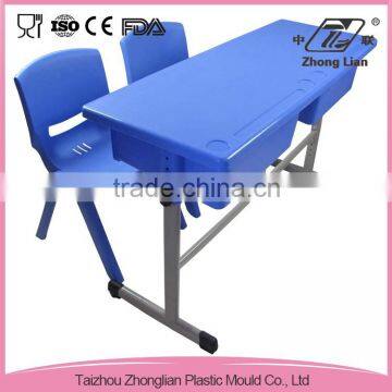 Durable design cheap palstic adjustable school student desks plastic