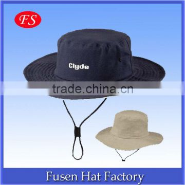 Shading Fisherman hat with neckband and button