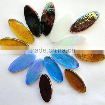 oval glass mosaic from factory,virous types of glass mosaic