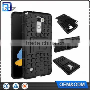 Top selling products TPU+PC 2 in 1 Shockproof Hybrid Kickstand Armor Case For LG Stylus 2 Cellphone Cover Case