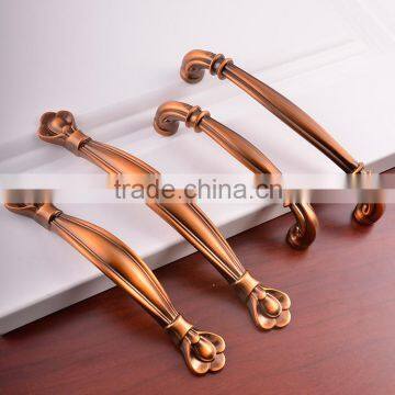 China new antique coffee colour european rural style creative cupboard furniture kitchen cabinet handles