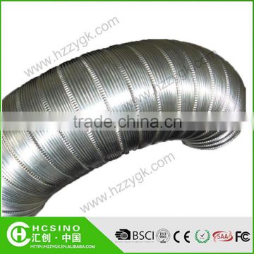 Semi-rigid Aluminum Foil Flexible Air Duct / Galvanized Exhaust Pipe / Air Conditioner Flexible Air Duct