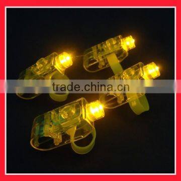 yellow colour led finger light for party decoration