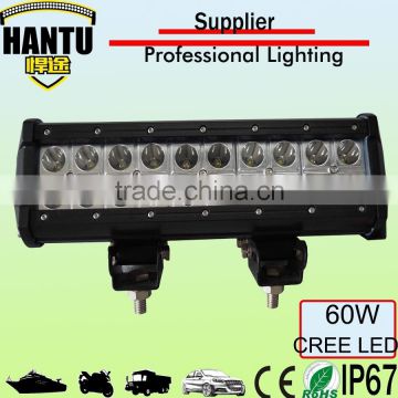 60w auto led light bar in China 11.5'' double row combo headlight for wrangler