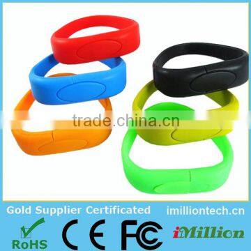 Hot selling usb medical bracelet, silicone bracelet usb, custom usb bracelet