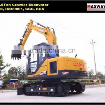 8.5 Ton China Made Brand New Crawler Excavator with Famous Brand Engine , CE / ISO Certificate, CT85-8A , CT85-8B