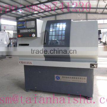 cnc lathe cutting tools CK6125A/CK6130A mini cnc lathe machine from Shandong Haishu