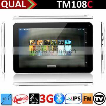 10.1 inch tablet sim slot with 3g phone MTK8312 Dual Core Bluetooth GPS FM Android 4.4 B