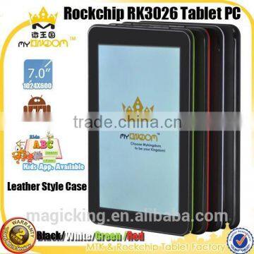 Rk3026 Dual Core 7 Inch Android 4.4 Mykingdom Rockchip Tablet Accessories