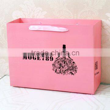 Large size retail dress packaging paper bag apparel shopping paper bag