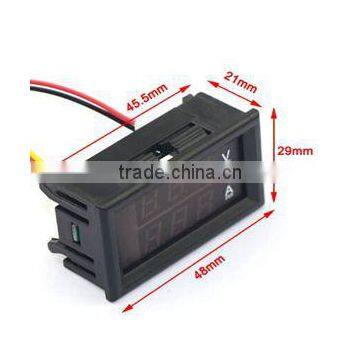 2016 New Arrival Quality 100V 100A DC Digital Voltmeter Ammeter LED Amp Volt Meter With Current Shunt For Sale photo-3