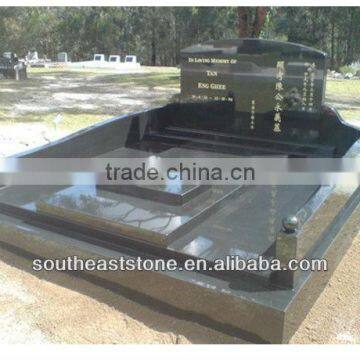 Austrilian Funeral Black Full Monuments