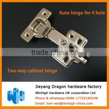 Slide on Two way cabinet hinge Concealed hinge Auto hinge 4 hole 50g