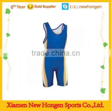 custom design multicolor youth wrestling singlet