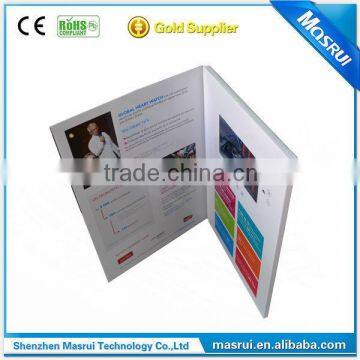 Video book with customized artwork