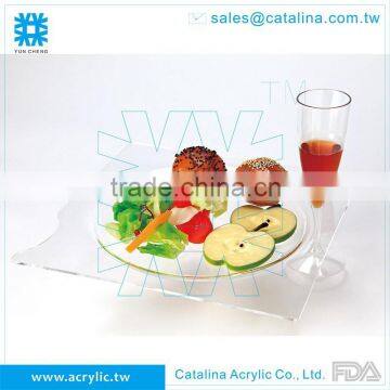 Taiwan Manufacturer High Quality Acrylic Restaurant Buffet Plate