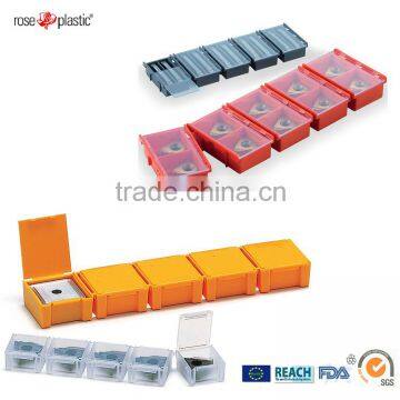 ABS Plastic Insert Split Packaging Box for Carbide Inserts ISB