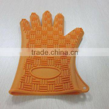2016 new design lfgb and fda food safety 100% Food Grade Silicone Oven Mitt silicone glove
