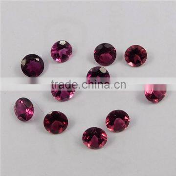 NATURAL RHODOLITE GARNET CUT FACETED GOOD COLOR & QUALITY 6 MM ROUND LOT