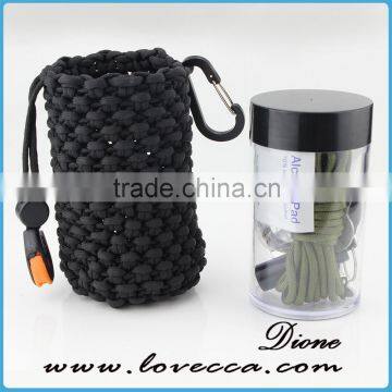 Survival Paracord Fish Kit Bag 10 in 1 Multifuction Outdoor Fishing Kit Survival Tool photo-2