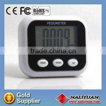 big LCD display screen multifunction pedometer