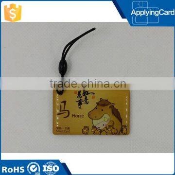 2016 Professional printing rfid epoxy card keyfob crystal epoxy tag