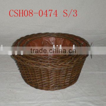 willow basket for garden or plant