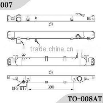 All Kind Of Aluminum Radiator Plastic Tank for Toyota Car With OEM:1640066040/30 photo-3