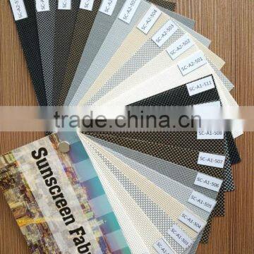 YUMA 30% polyester 70% PVC woven venetian roller window blind sunscreen shade fabrics