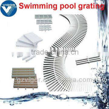 swimming pool overflow grating / pvc pool grating