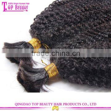 Unprocessed 100% Indian Raw Hair Bulk Yaki Bulk Hair Styles Bulk Hair Dye Color photo-6