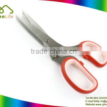 professional Kitchen hand tools 5 blades herb onion scissors