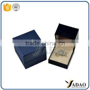 Customized handmade blue plastic antique silver jewelry box