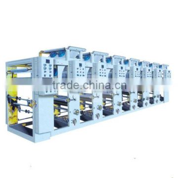 Plastic film and sheet gravure printing machine