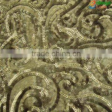 2016 latest Custom-made sequin fabric