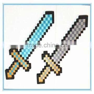 New DIAMOND SWORD Creeper Steve Replica Pixel 60cm EVA Foam Toy