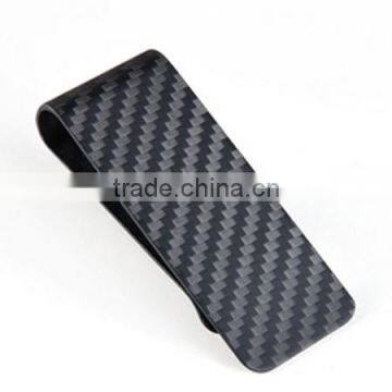 Carbon Fiber Matte Money Clip Gifts Card Holder Wholesale Price photo-2