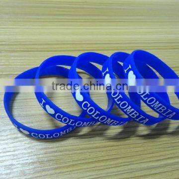 Factory Direct Sale Double Sided Silicone Wristband