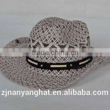 factory wholesale straw cowboy hats paper cowboy hats
