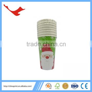 005 logo printed disposable chirstmas cup paper coffee cup