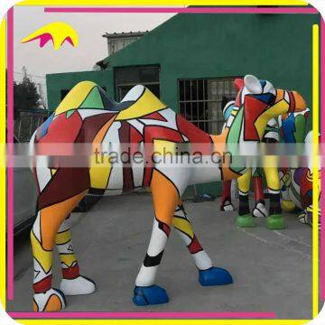 KANO5258 Garden Decoration Artificial Realistic Fiberglass Camel