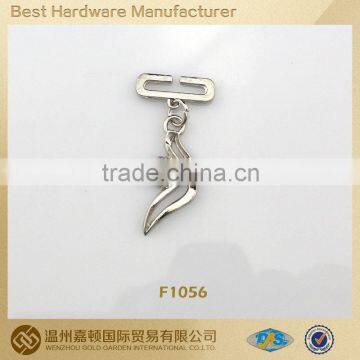 F1056 fashion peafowl design clothing accessory metal hang tag