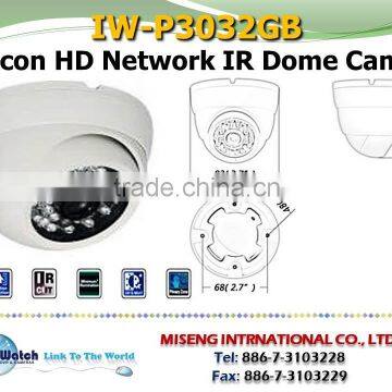 IW- P3032GB 1.3MP Waterproof IP66 ONVIF IP Dome Camera