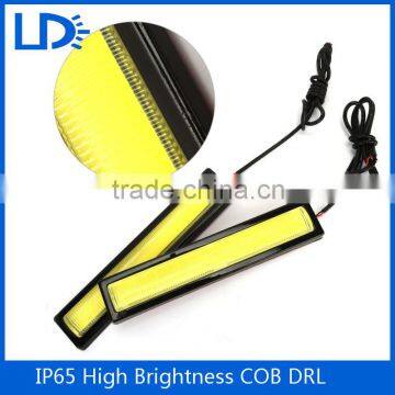 14cm cob led drl light all in one car styling led bar day light led car waterproof DC12v universal daytime running lights bulb