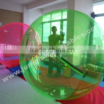 colour walking on water ball made by PVC or TPU