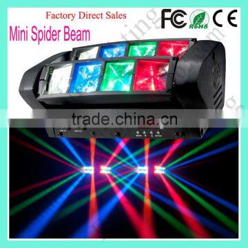 8x 3Watt Professional Stage Disco DJ Wedding Party ADJ ON-X 8 Eye Sharpy 8*3W RGBW LED Mini Spider Beam Light