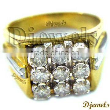 Diamond Gold Gents Rings, Diamond Engagement Rings, Rings Jewelry