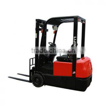 1.2-1.5tons electric stacker/warehouse good power forklift price/high lift pallet truck/yujie/logistics equipment