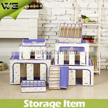 High quality home storage box Oxford Fabric Foldable Living Box